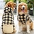 cheap Dog Clothes-Dog Cat Hoodie Pet Pouch Hoodie Plaid Fashion Cute Outdoor Casual Daily Winter Dog Clothes Puppy Clothes Dog Outfits Soft Black / Red Black White Costume for Girl and Boy Dog Polyester XS S M L XL 2XL