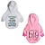 cheap Dog Clothes-Dog Hoodie Funny Text Meme Pet Cartoon Clothes With Brother Sister Letter Pattern And Sweater