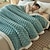 ieftine Pături-pătură sherpa confortabilă, grea, ponderată, pătură de somn dublu strat îngroșată cu pătură de catifea de fasole pătură de flanel pătură mică cearșaf de pat din catifea coral pătură pătură de canapea