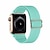 olcso Apple óraszíjak-Kompatibilis valamivel Apple Watch óraszíj 38mm 40mm 41mm 42mm 44mm 45mm 49mm Fonott Elasztikus Állítható Anyag Csere óraszíj mert iwatch Ultra 2 Series 9 8 7 SE 6 5 4 3 2 1