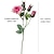 お買い得  造花＆花瓶-1 束 5 頭の人工シルクのバラの花、フェイクフラワーブーケ長い茎バラ diy ホームパーティー結婚式の装飾