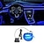 cheap Halloween Lights-5m EL Wire for Car Interior Strip Lights with USB Flexible LED Neon Atmosphere Ambient Rope Tape Light for Car Door