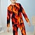 voordelige 3D-pyjama voor jongens-Jongens 3D brand Pyjamaset Lange mouw 3D-afdrukken Herfst Winter Actief Stoer Dagelijks Polyester Kinderen 3-12 jaar Strakke ronde hals Huis Causaal Voor Binnen Normale pasvorm
