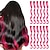 levne Clip in Extensions-Syntetické rozšíření Klipsy Umělé vlasy Dlouhý Prodlužování vlasů Připínací 12ks Měkký povrch Odolné vůči horku Načechraný Dámské