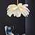 Χαμηλού Κόστους Πολυέλαιοι-led μενταγιόν φωτιστικό πολυέλαιος πανέμορφο εξαιρετικά μεγάλο μπουκέτο με φτερά στρουθοκαμήλου κρεμαστό φως ρομαντικό τοποθετημένο φωτιστικό για κρεβατοκάμαρα εστιατορίου