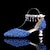 billige Brudesko-bryllup sko til bruden brudepige kvinder lukket tå spids tå hvid farverig blå pu pumps med blonder blomst imiteret perle rhinestone skulpturel hæl lav hæl bryllupsfest aften daglig elegant