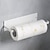 baratos Utensílios de Casa de Banho-1pc suporte de toalha de papel adesivo, sob a montagem na parede do armário para toalha de cozinha, rolo preto vara para parede, acessórios de cozinha