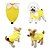 お買い得  犬用服-犬猫バナナペット衣装ハロウィンペット子犬コスプレドレスパーカー面白い服