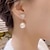 cheap Earrings-Women&#039;s Stud Earrings Drop Earrings Hoop Earrings Retro Sweet Heart Vintage Cute Stylish Luxury Elegant Imitation Pearl Earrings Jewelry Gold For Party Street Daily Holiday Festival 1 Pair