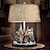 tanie Lampy stołowe-Lampa stołowa harry potter z podświetlanym zamkiem hogwart, prezent świąteczny prezent świąteczny 18,5*12cm
