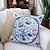 halpa kukka- ja kasvityyli-sinivihreä kukkainen kahden puolen tyynynpäällinen 1kpl pehmeä koristeellinen neliömäinen tyynyliina tyynyliina makuuhuoneeseen olohuoneen sohva sohvatuoli