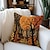 cheap Floral &amp; Plants Style-Art Forest Double Side Pillow Cover 1PC Soft Decorative Square Cushion Case Pillowcase for Bedroom Livingroom Sofa Couch Chair