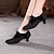 cheap Latin Shoes-Women&#039;s Latin Shoes Ballroom Dance Shoes Modern Shoes Practice Trainning Dance Shoes Indoor ChaCha Rhythm Heel Cuban Heel Lace-up Black / Red Black-White Black