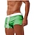 cheap Men&#039;s Boxer Swim Trunks-Men&#039;s Board Shorts Swim Shorts Swim Trunks Swim Briefs Drawstring Elastic Waist Zipper Pocket Solid Color Breathable Quick Dry Short Casual Daily Beach Fashion Classic Style ArmyGreen Black