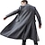 billiga Trenchcoat-Herr Vinterkappa Rock Lång trenchcoat Utomhus Dagliga kläder Höst vinter Polyester Håller värmen Vindtät Ytterkläder Kläder Mode Streetwear Slät Kavajslag Enkelknäppt