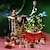 cheap Building Toys-Festival Tree Building Blocks Rotating Lights Music Creative Decorations Children&#039;s Puzzle Assembly Festival Gifts