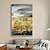 cheap Abstract Paintings-Oil Painting Hand Painted Vertical Abstract Landscape Comtemporary Modern Rolled Canvas (No Frame)