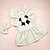 baratos Vestidos-Cachorros Gatos Vestidos Moda Estilo bonito Inverno Macio Lavável Confortável Ao ar livre Festa Roupas para cães for Bichon Frise Poodle Pomerânia Animais de Pequeno Porte Borboleta
