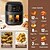 cheap Air Fryers-Air Fryer, 8L 5 Quart Air Fryer Oven with Smart Cooking Programs , Large Capacity Multifunctional Electric Fryer , Household Electronic Touch Control Multifunctional Air Fryers , Kitchen Appliance