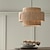 billiga Plafonder-takhängande lampa av hamprep, handvävd skärm, rottingflätning, handvävd hänglampa för vardagsrum, sovrum, matsal, kök 110-240v
