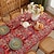 voordelige Tafelkleden-rechthoekig tafelkleed vintage bloemenjacquard tafelkleden met kwastjes katoenen linnen tafellakens voor diners buitendecoratie