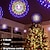olcso LED szalagfények-0,3m Fényfüzérek 200 LED EL Meleg fehér Hideg fehér Kék Tűzijáték / Starburst Lights Szabadság Esküvő Karácsonyi dekoráció 5 V