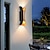 cheap Outdoor Wall Lights-LED Outdoors Wall Lamp 6W 10W 20W 30W Up/Down Lighting Indoor Double-Head Curved Waterproof IP65 Wall Lamp Modern Bedroom Lamp Warm White Light AC85-265V
