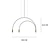 billiga Belysning för köksön-led taklampa 2/3/5/6 65/90/130/150cm kurvdesign metall konstnärlig stil modern hänglampa för kontorsbutiker kök 110-240v