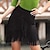 cheap Latin Dancewear-Latin Dance Activewear Skirts Printing Tassel Pure Color Women&#039;s Performance Training High Spandex