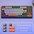 voordelige Toetsenborden-Dual-modus Bluetooth / USB Mechanisch toetsenbord Ergonomisch Multi kleur achtergrondverlichting Toetsenbord met Ingebouwde Li-batterijvoeding 87 Sleutels