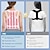 billiga Hängslen och stöd-ryggstödshållningskorrigerare för kvinnor: axeluträtare justerbart ryggstöd i övre och nedre delen av ryggen smärtlindring - skolios puckelpuckel bröstryggradskorrigerare rosa stor