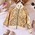 cheap Outerwear-Toddler Girls&#039; Sequin Jacket &amp; Coat Long Sleeve Gold Pink Winter Fall Active Outdoor 3-7 Years
