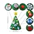 abordables Cadeau de fête-Décorations de Noël en feutre tridimensionnelles pour enfants, puzzle tridimensionnel, pendentif fait à la main, tissu non tissé pour cadeaux de Noël