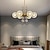 baratos Design de Lanterna-Indústria moderna sputnik lustre 6/8/10 luz molécula de vidro luz pendente para sala de estar sala de jantar corredor quarto cozinha 110-240v