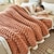 cheap Blankets &amp; Throws-Cozy Sherpa Blanket Double Layer Thickened Nap Blanket With Bean Velvet Blanket Flannel Small Blanket Bed Sheet Coral Velvet Cover Blanket Sofa Blanket