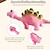 cheap Novelty Toys-Rondom 5 Pcs Slingshot Dinosaur Finger Toys Gifts For 10 Year Old Boys