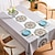 preiswerte Tischdecken-Wasserdichte Tischdecke, PVC, ölbeständig, rechteckige Tischdecke, Tischdecke für Partys, Familienessen, Restrant