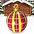 levne Vánoční ozdoby-vánoční venkovní nafukovací zdobená koule 60cm (23.6inch) vánoční nafukovací koule ozdoby s pumpičkou