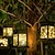 baratos Luzes e lanternas de caminho-1 pacote de luzes de lanterna solar, decoração de natal, à prova d&#039;água, decoração suspensa de jardim ao ar livre, decorações de halloween luzes ao ar livre