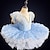 Χαμηλού Κόστους Παιδικά Ρούχα Χορού-Παιδικά Ρούχα Χορού Μπαλέτο Στολές χορού Φόρεμα Λεπτομέρεια με πέρλα Κόψιμο Παγιέτες Κοριτσίστικα Επίδοση Πάρτι Κοντομάνικο Σπαντέξ