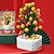 abordables Juguetes de construcción-Naranjo de Año Nuevo chino, regalo elegante en maceta para niños, juguetes de bloques de construcción de partículas pequeñas ensambladas diy