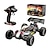 cheap RC Vehicles-JJRC Q146 2.4G 4WD Remote Control Toy Car Large Electric Sports Four-wheel Drive High-speed Off-road Remote Control Rc Racing Big Foot Short Truck Model Car (Alloy)