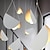 billiga Hängande-led taklampa 1/3/6/13 huvud flygande vikt papper konst järn upphängningsljus kafé matsal restaurang hotellbar hängande belysning 110-240v