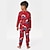 tanie Chłopięca piżama 3D-Dla chłopców 3D Samochód Zestawy piżamowe Długi rękaw Druk 3D Jesień Zima Aktywny Nowoczesne Codzienny Poliester Dzieci 3-12 lat Półgolf Dom Casual w pomieszczeniach Regularny