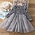cheap Dresses-Toddler Girls&#039; Party Dress Solid Color Long Sleeve Formal Performance Sequins Cute Polyester Midi Party Dress Summer Spring 3-7 Years Wine Gray