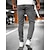 abordables Survêtements de sport-Homme Joggings Pantalon Jogging Pantalon Jogger Poche Cordon Taille elastique Plein Confort Respirable Extérieur du quotidien Sortie Mélange de Coton Mode Décontractées Noir Gris Clair
