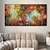 cheap Floral/Botanical Paintings-Hand-Painted Oil Paintings Canvas Wall Art Decoration Modern Abstract  Autumn Nature Scenery Trees are Luxuriant  for Home Decor Rolled Frameless Unstretched Painting