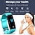 Недорогие Умные браслеты-s8 Умные часы 2 дюймовый Умный браслет Bluetooth Педометр Совместим с Смартфон Мужчины Шаговый трекер IPX-5 Корпус для часов 27 мм
