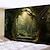preiswerte Waldteppich-Fensteransicht Wald hängende Wandteppich Wandkunst große Wandteppich Wanddekor Fotografie Hintergrund Decke Vorhang Zuhause Schlafzimmer Wohnzimmer Dekoration Wandtuch XXL Natur