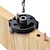 preiswerte Handwerkzeuge-1 Stück Holzbearbeitungs-Locator-Locator-Körper für gerades Lochbohren